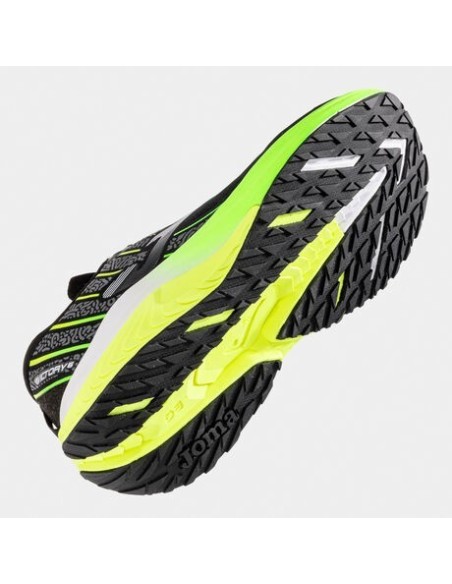 Zapatillas Running Hombre Joma Victory 2501 Negro Resistentes-RVICTS2501