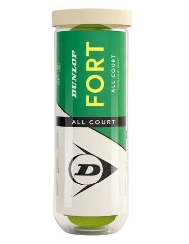 Pelotas Tenis Dunlop Fort All Court Bote 3 Pelotas Resistentes-601605
