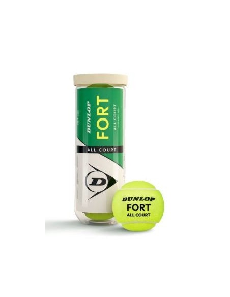 Pelotas Tenis Dunlop Fort All Court Bote 3 Pelotas Resistentes-601605