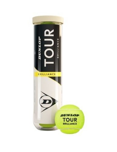 Pelotas Tenis Dunlop Tour Brillance Bote 4 Pelotas-601621