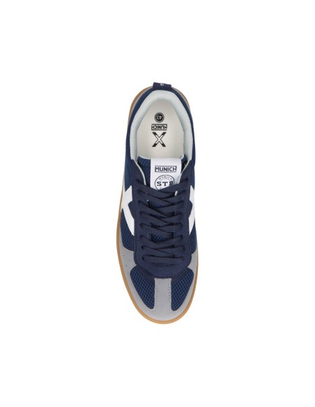 Zapatillas Casual Hombre Munich BE-4118 Azul Comodas-4046040