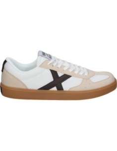 Zapatillas Casual Hombre Munich BE-4118 Blancas Comodas-4046041