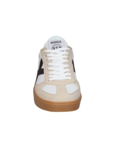 Zapatillas Casual Hombre Munich BE-4118 Blancas Comodas-4046041