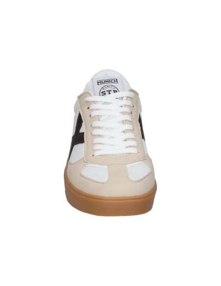 Zapatillas Casual Hombre Munich BE-4118 Blancas Comodas-4046041