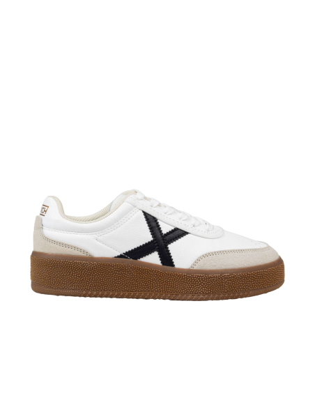 Zapatillas Casual Mujer Munich BE-4078 Blanco Comodas-4078904