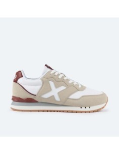 Zapatillas Casual Hombre Munich Dash 252 Beige Comodas-4150252