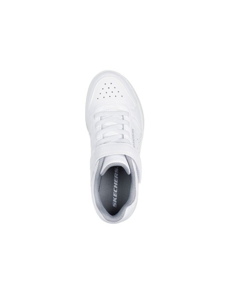 Zapatillas Deportivas Para Niños Skechers Street Resistentes Blancas-405638N/WHT