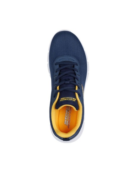 Zapatillas Deportivas Hombre Skechers BOBS Sport B Flex Azul Comodas-118109/NVY