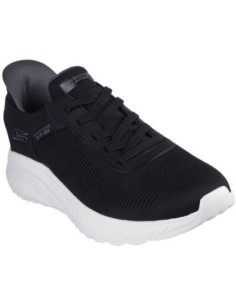 Zapatillas Running Hombre Skechers Slip-Ins Bobs Squad Chaos Negro Comodidad-118312/BLK 2