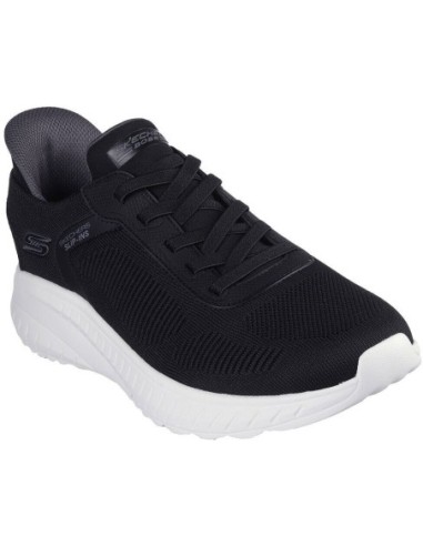 Zapatillas Running Hombre Skechers Slip-Ins Bobs Squad Chaos Negro Comodidad-118312/BLK
