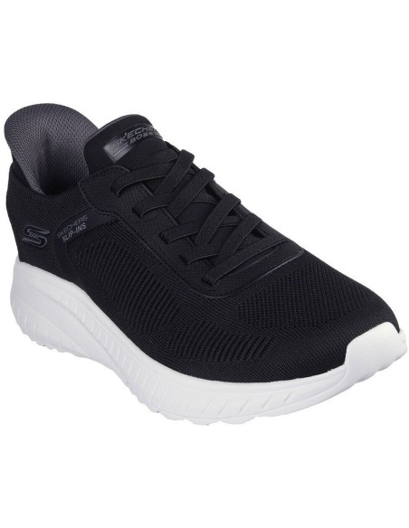 Zapatillas Running Hombre Skechers Slip-Ins Bobs Squad Chaos Negro Comodidad-118312/BLK