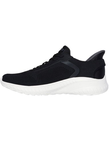 Zapatillas Running Hombre Skechers Slip-Ins Bobs Squad Chaos Negro Comodidad-118312/BLK