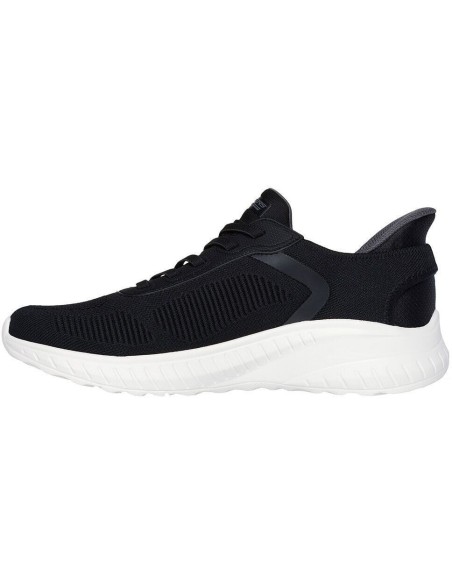 Zapatillas Running Hombre Skechers Slip-Ins Bobs Squad Chaos Negro Comodidad-118312/BLK
