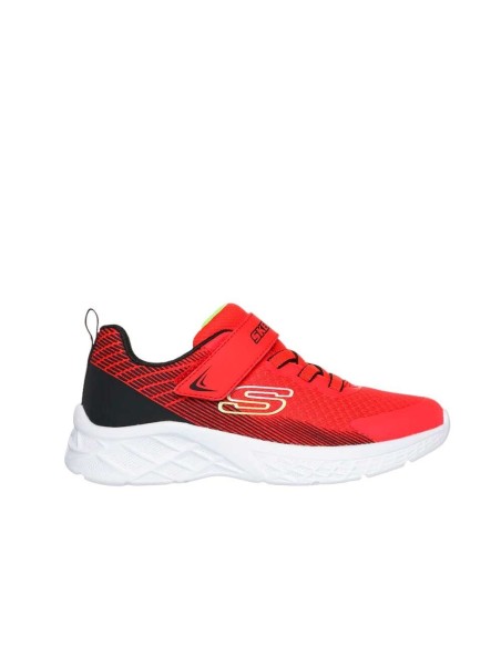 Zapatillas Deportivas Niños Skechers Microspec II Zovrix Rojo Comodas-403924L/RDBK