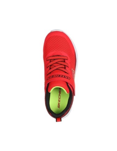 Zapatillas Deportivas Niños Skechers Microspec II Zovrix Rojo Comodas-403924L/RDBK