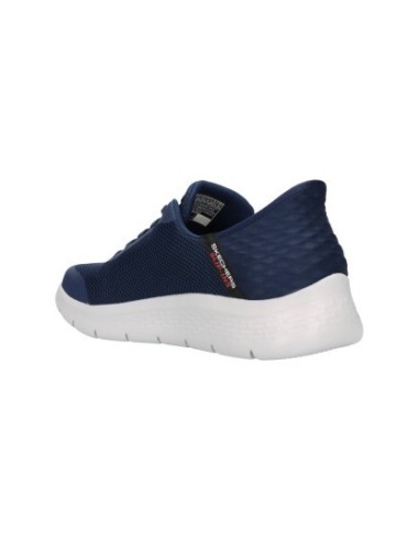 Zapatillas Running Hombre Skechers Slip-Ins Go Walk Flex Hands Up Azul Comodas-216324/NVY