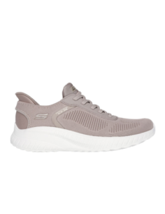 Zapatillas Deportivas Mujer Skechers Slip-Ins Bobs Squad Chaos Current Muse Beige Comodas-117497/TPE
