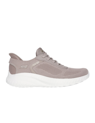 Zapatillas Deportivas Mujer Skechers Slip-Ins Bobs Squad Chaos Current Muse Beige Comodas-117497/TPE