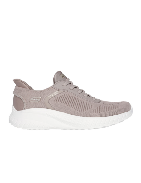 Zapatillas Deportivas Mujer Skechers Slip-Ins Bobs Squad Chaos Current Muse Beige Comodas-117497/TPE