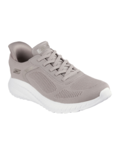 Zapatillas Deportivas Mujer Skechers Slip-Ins Bobs Squad Chaos Current Muse Beige Comodas-117497/TPE 2