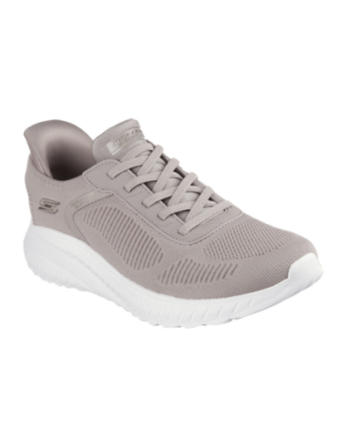 Zapatillas Deportivas Mujer Skechers Slip-Ins Bobs Squad Chaos Current Muse Beige Comodas-117497/TPE