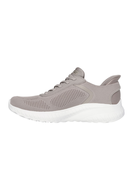 Zapatillas Deportivas Mujer Skechers Slip-Ins Bobs Squad Chaos Current Muse Beige Comodas-117497/TPE