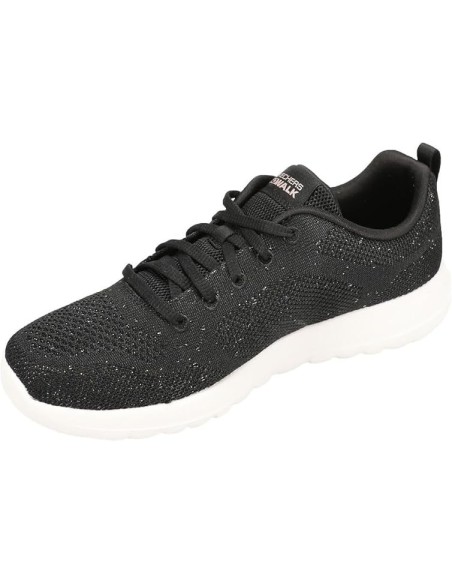 Zapatillas Deportivas Mujer Skechers Go Walk Joy Violet Negro Comodas-124640/BKRG