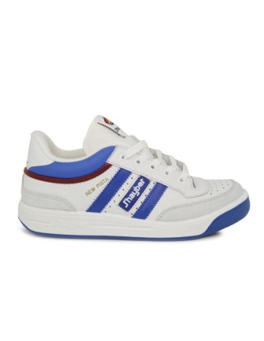 Zapatillas J'Hayber New Pista Poxcalf Blanco Ad. Azulina-60608-850