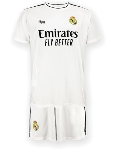 Conjunto Niño Real Madrid 1ª Equipación 24/25 Blanco
