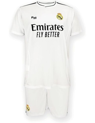 Conjunto Niño Real Madrid 1ª Equipación 24/25 Blanco