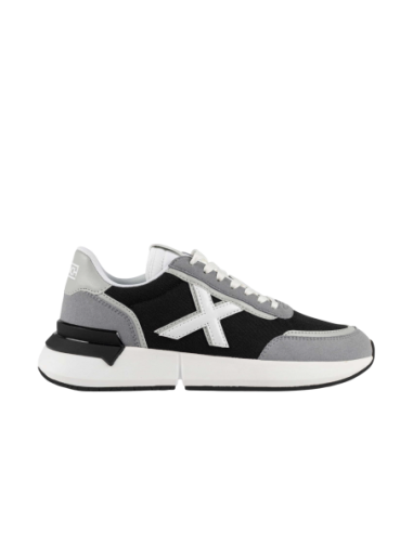 Zapatillas Casual Hombre Munich Versus 97 Negro y Gris Duraderas-4173097