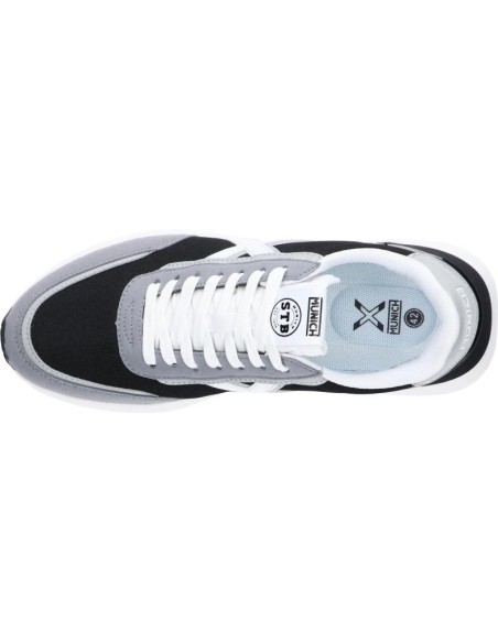 Zapatillas Casual Hombre Munich Versus 97 Negro y Gris Duraderas-4173097