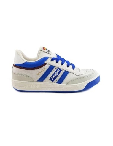 Zapatillas J'Hayber New Pista Poxcalf Blanco Ad. Azulina-60608-850