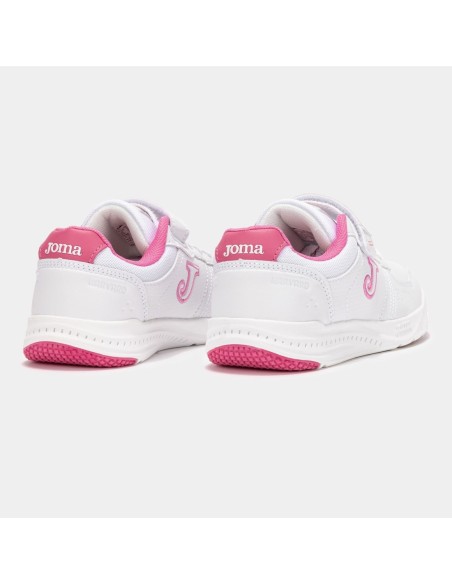 Zapatillas Casual Niña Joma W.Harvard JR Blanco y Rosa-WHARW2513V