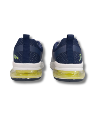 Zapatillas Running Niños J'Hayber Chilor Grey Gris y Azul Resistentes-ZN582064-28