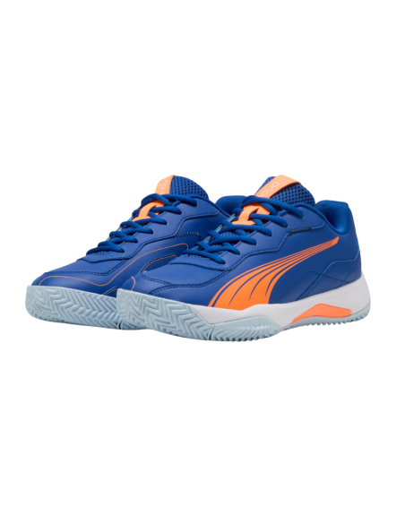 Zapatillas Padel Hombre Puma Nova Smash Azul Resistentes-108288-03