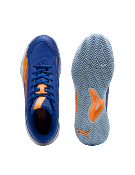 Zapatillas Padel Hombre Puma Nova Smash Azul Resistentes-108288-03