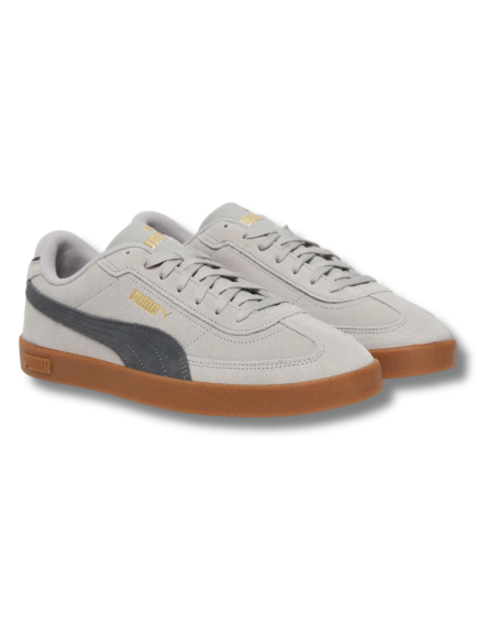 Zapatillas Casual Hombre Puma Club II Gris Ligeras- 400717-15