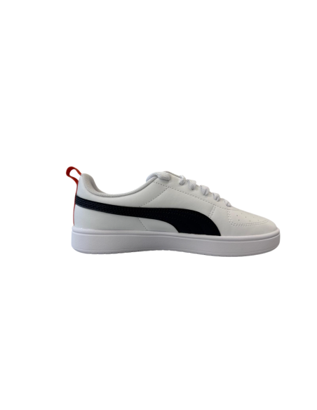 Zapatilla Deportiva Junior Unisex Puma Rickie Blancas Comodas- 384311-09