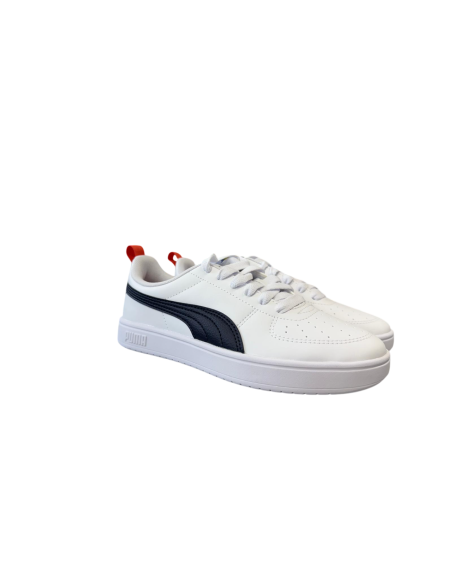 Zapatilla Deportiva Junior Unisex Puma Rickie Blancas Comodas- 384311-09