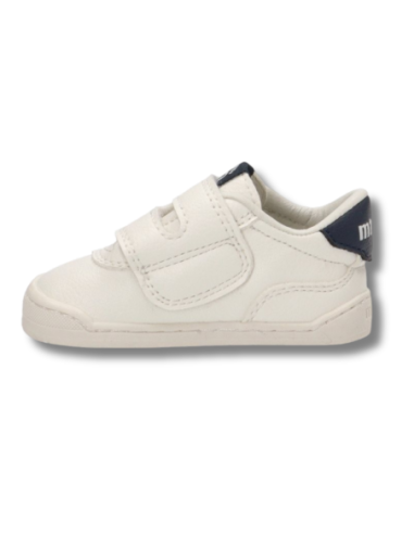Zapatillas Casual Infantil Mustang 48909 Respetuoso Blanco y Marino Ligero- C55158