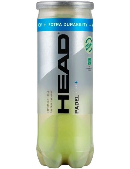 Pelotas Padel Head Padel Pro + Bote 3 Pelotas-540203