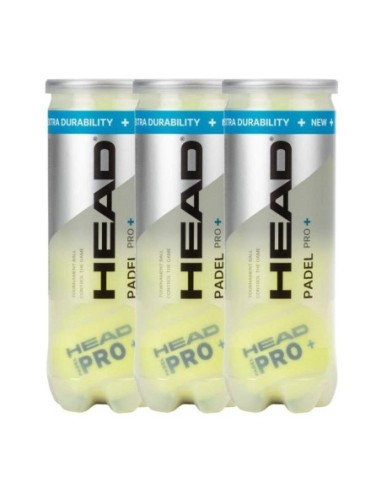 Pelotas Padel Head Padel Pro + Bote 3 Pelotas-540203