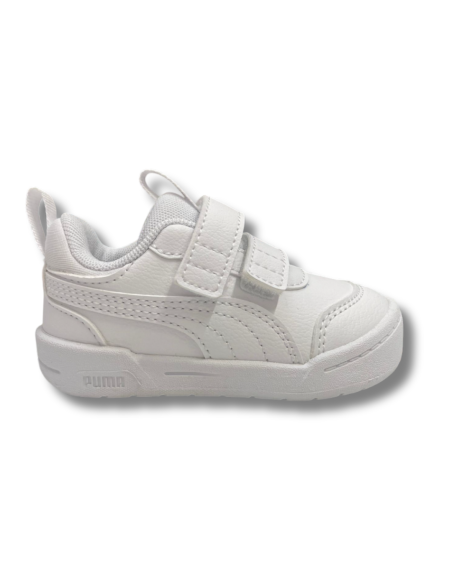 Zapatillas Casual Infantil Puma Multiflex Blancas Ligeras-312151-03