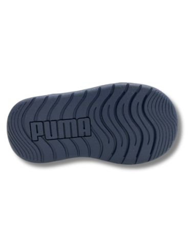 Zapatillas Casual Infantil Puma Multiplex Blancas-Marino Ligeras- 312151-04