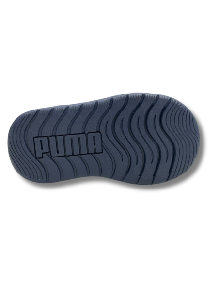 Zapatillas Casual Infantil Puma Multiplex Blancas-Marino Ligeras- 312151-04