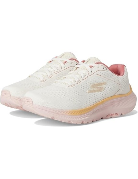 Zapatillas Running Mujer Skechers Go Run Consistent 2.0 Blancas y Rosa Ligeras- 128607/NTPK