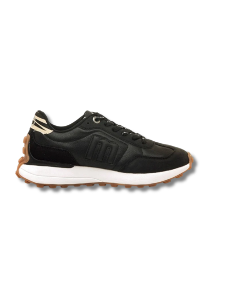 Zapatillas Casual Mujer Mustang Negro Comodas-60838