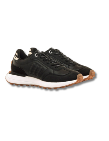 Zapatillas Casual Mujer Mustang Negro Comodas-60838