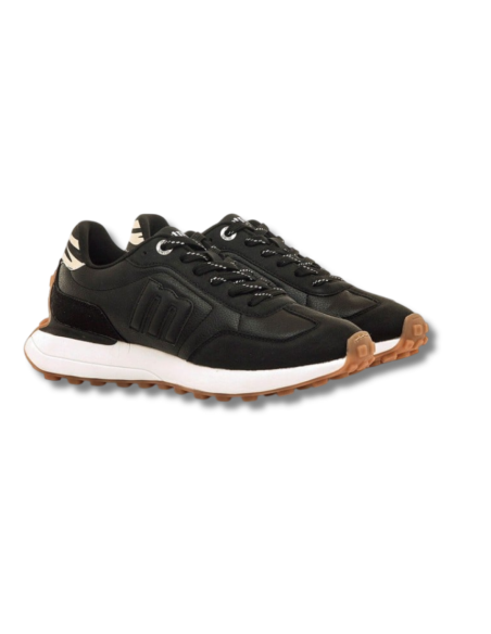 Zapatillas Casual Mujer Mustang Negro Comodas-60838